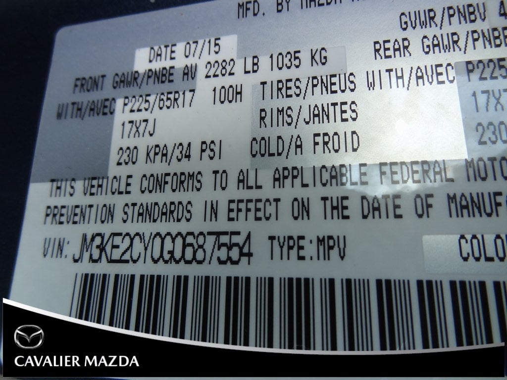 2016 Mazda Mazda CX-5 Touring