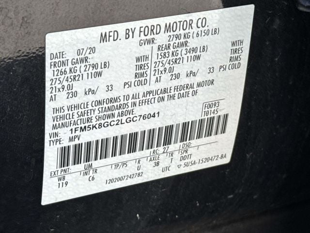 2020 Ford Explorer ST