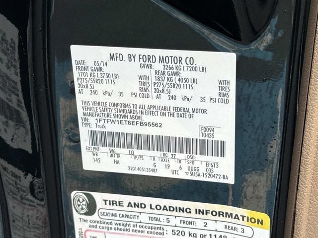 2014 Ford F-150 Lariat