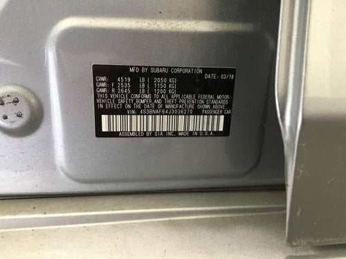2018 Subaru Legacy 2.5i Premium