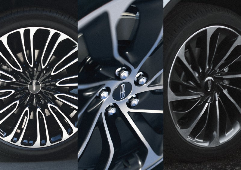 Three 2022 Lincoln® Aviator wheel options