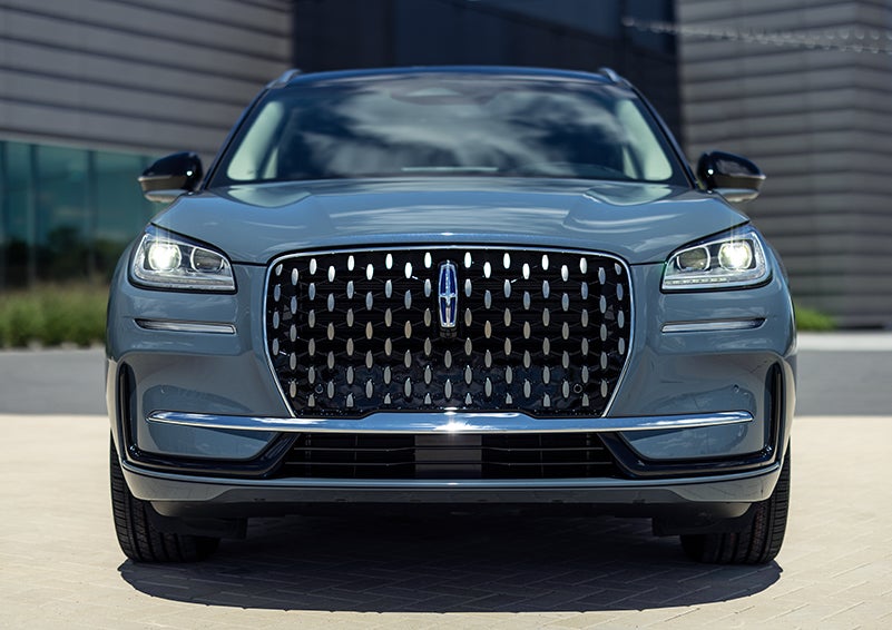 A 2023 Lincoln Corsair® Grand Touring model is shown in the Whisper Blue exterior color. | Cavalier Lincoln in Chesapeake VA