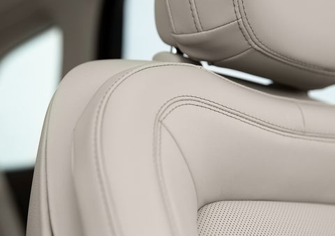 Fine craftsmanship is shown through a detailed image of front-seat stitching. | Cavalier Lincoln in Chesapeake VA
