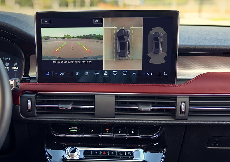 The large center touchscreen of a 2024 Lincoln Corsair® SUV is shown. | Cavalier Lincoln in Chesapeake VA