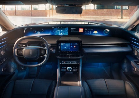The panoramic display is shown in a 2025 Lincoln Nautilus® SUV. | Cavalier Lincoln in Chesapeake VA