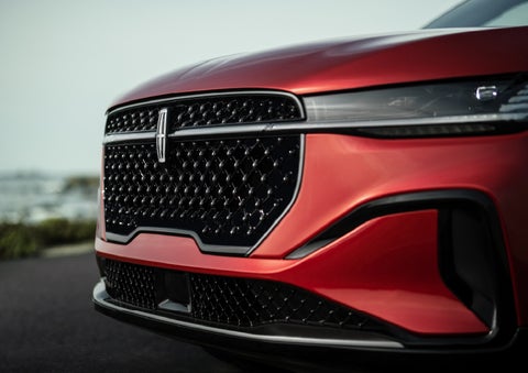 The sleek grille of a 2026 Lincoln Nautilus® SUV with the available Jet Appearance Package makes a bold statement. | Cavalier Lincoln in Chesapeake VA