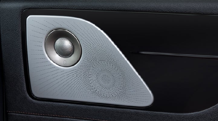 A close-up view of the available Revel® Ultima 3D Audio System. | Cavalier Lincoln in Chesapeake VA