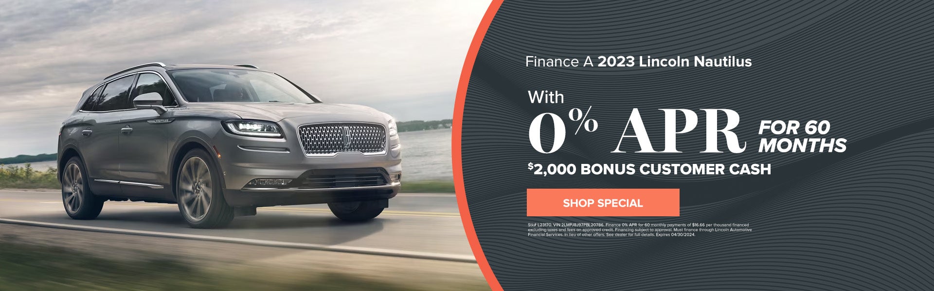 Finance A New 2023 Lincoln Nautilus As Low As 0% APR For 
